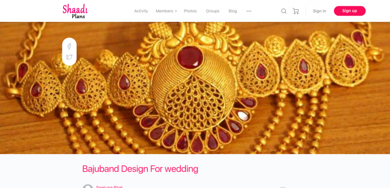 Bajuband Design For wedding